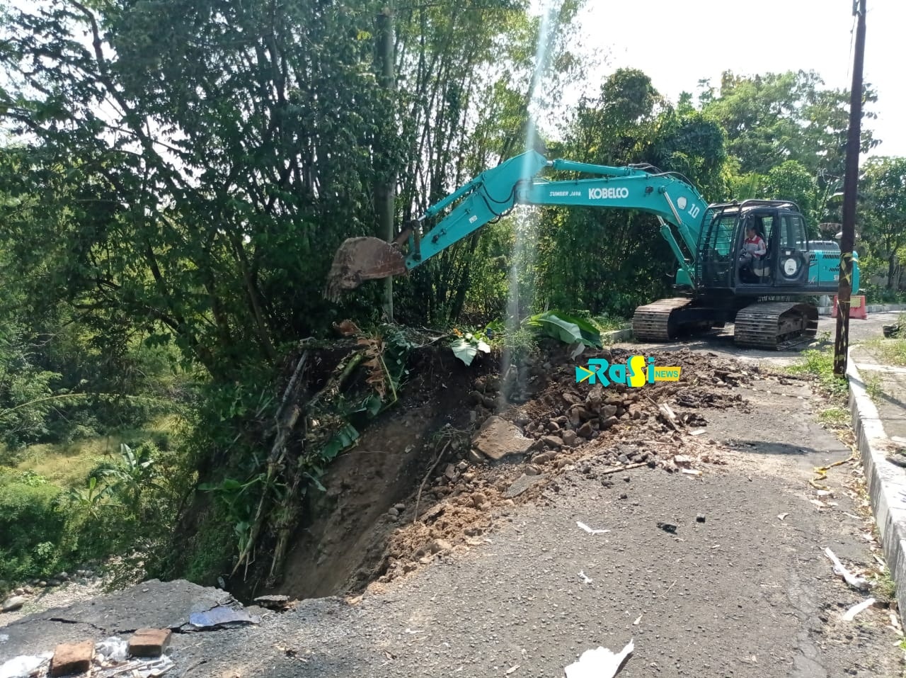 Pembangunan Siring Longsor kali Gandong Dimulai.
