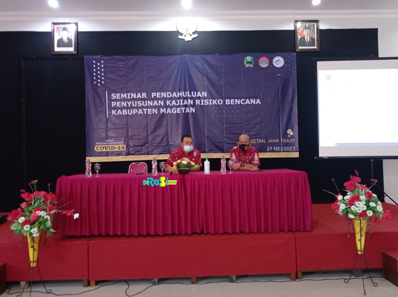 Petakan Wilayah Rawan Bencana, BPBD Kabupaten Magetan Gelar Seminar Pendahuluan Penyusunan Kajian Resiko Bencana.