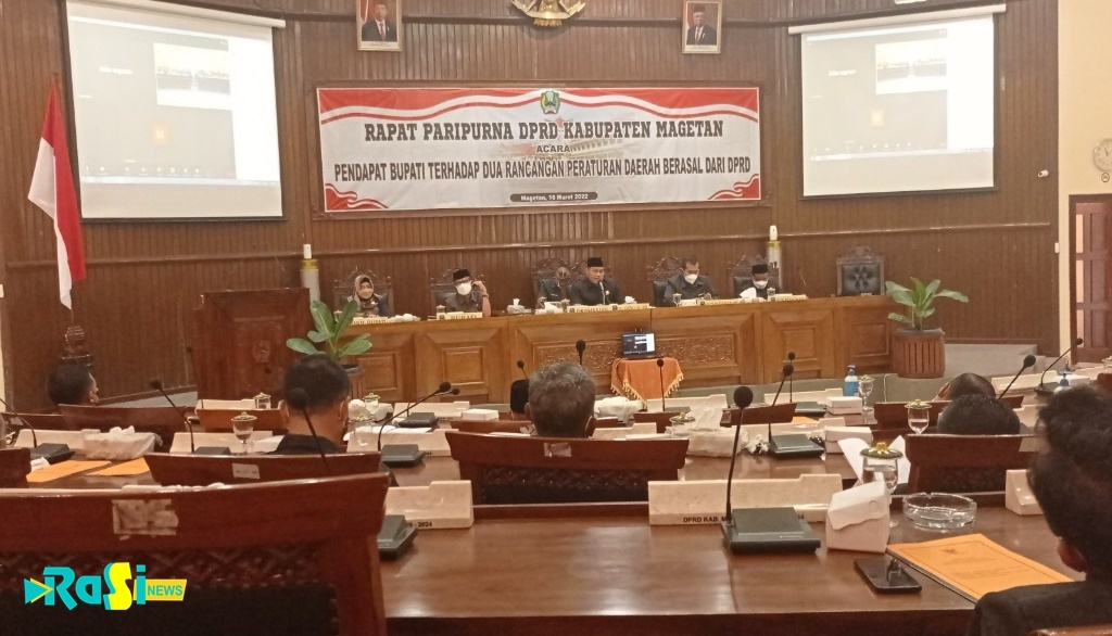 Dua Raperda Usulan DPRD Kabupaten Magetan Tentang Pengarustamaan Gender dan Penyelenggaraan Kearsipan Akan Dibahas Lebih Lanjut.