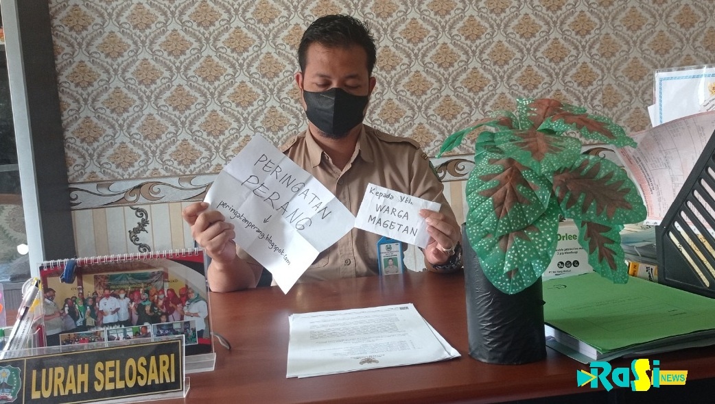 Pria Misterius di Magetan Sebarkan Surat Kaleng Peringatan Perang, Polisi Selidiki Pelaku.