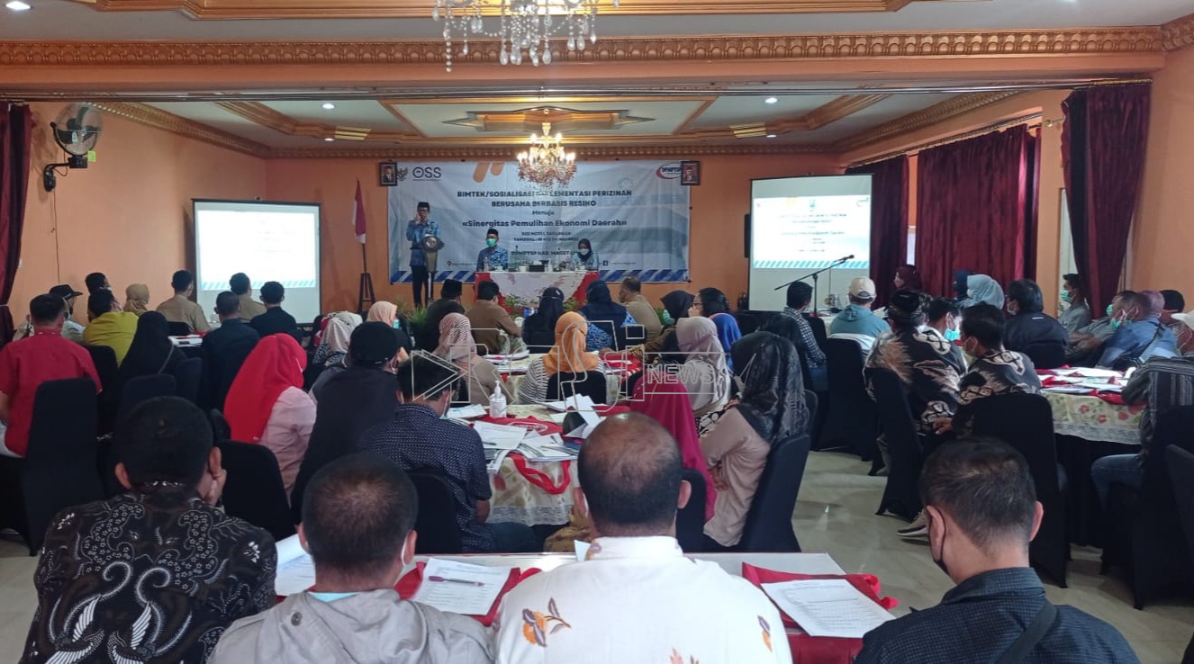 Sosialisasi Mudahnya Mengurus Perijinan Usaha, DPMPTSP Gelar Sosialisasi dan Jemput Bola Pengurusan Perijinan.