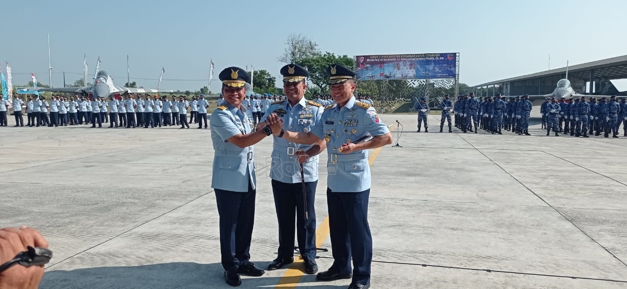 Marsma TNI Irwan Pramudya Dilantik Menjadi Kamandan Lanud Iswahjudi Magetan.