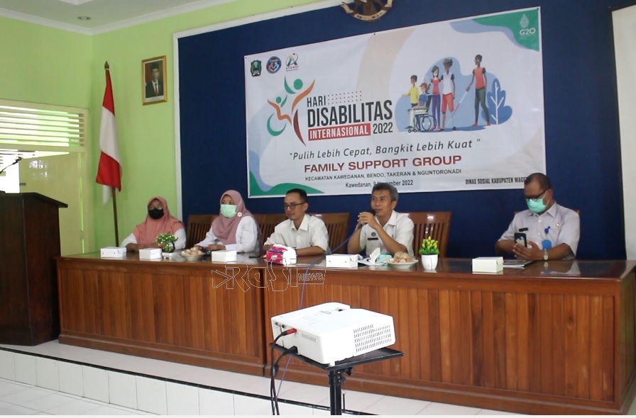 Dinas Sosial Kabupaten Magetan Gelar Kegiatan Family Suport Group, Sosialisasi dan Pemberdayaan Keluarga Anak Dengan Disabilitas.