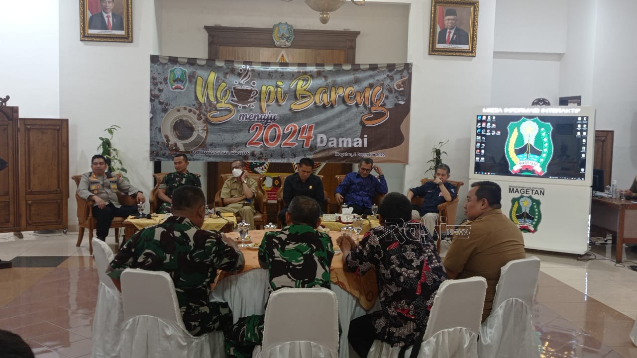 Kegiatan Ngopi Ngobrol Politik Bareng Menuju Pemilu 2024 Damai, Cara Damai Sukseskan Pemilu 2024.