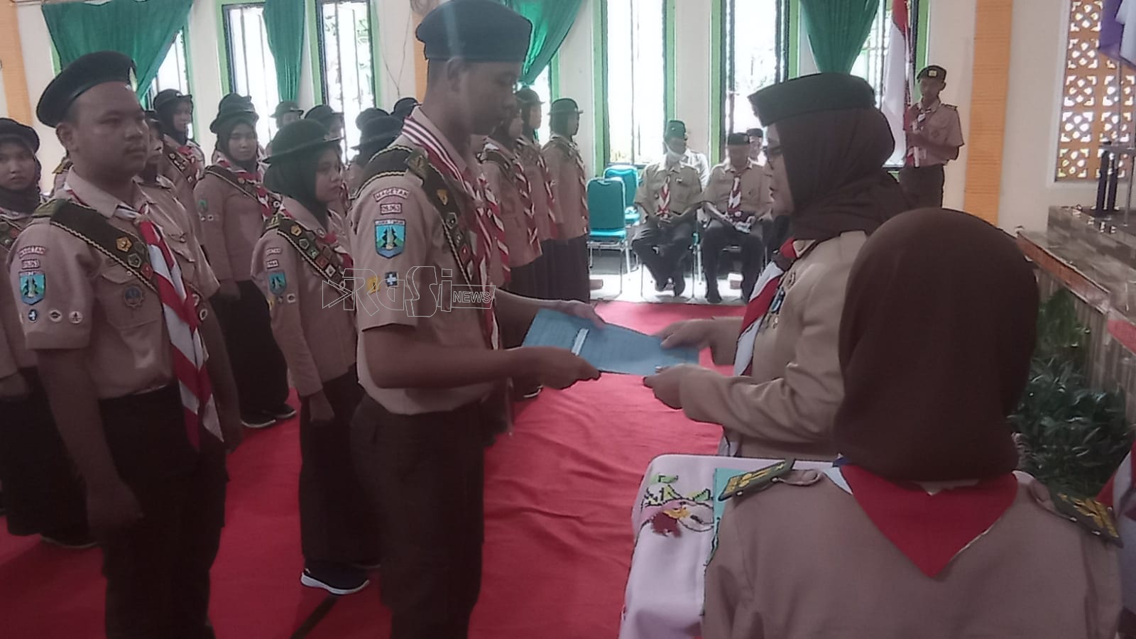 26 Siswa SMA N 1 Sukomoro Dilantik Jadi Pramuka Garuda Pertama Di Magetan