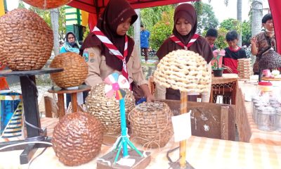 Dari Pameran Karya Dari Sampah Siswa SMPN 4 Magetan.