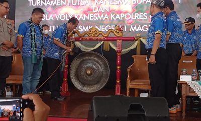 Peringati HUT ke 34, SMKN 1 Magetan Gelar Selamatan 1.000 Tumpeng dan Gelar Kompetisi Voli dan Futsal.