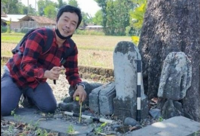 Tiga Benda Cagar Budaya di Punden Desa Sukowidi Hilang Dicuri.