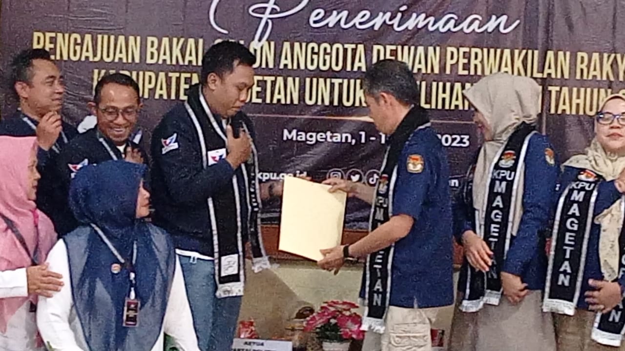 Daftarkan 45 Bacaleg, Perindo Magetan Berharap Ada Keterwakilan di Parlemen Magetan.
