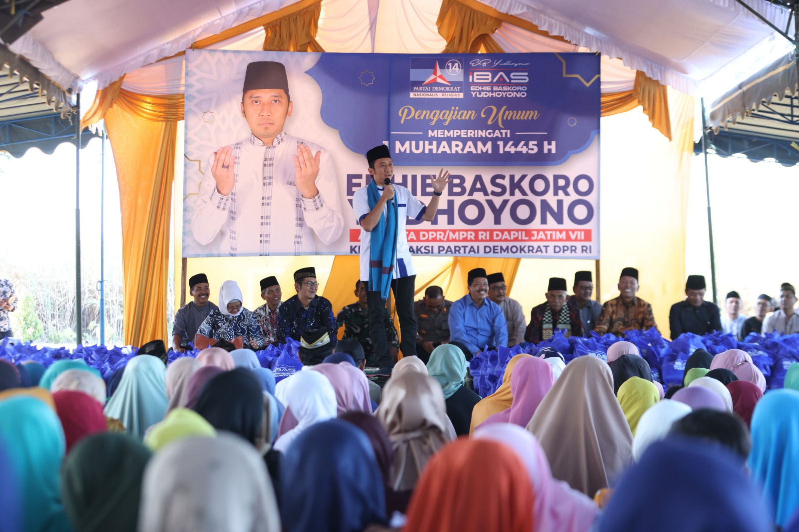 HADIRI PENGAJIAN 1 MUHARRAM, IBAS AJAK MASYARAKAT MELAKUKAN REFLEKSI DIRI DAN DOA BERSAMA