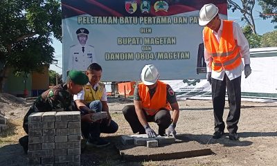 Taman Dharmawangsa Magetan Dipercantik Dengan Paving Blok, Warga Bisa Wisata Kuliner dan Nongkrong.