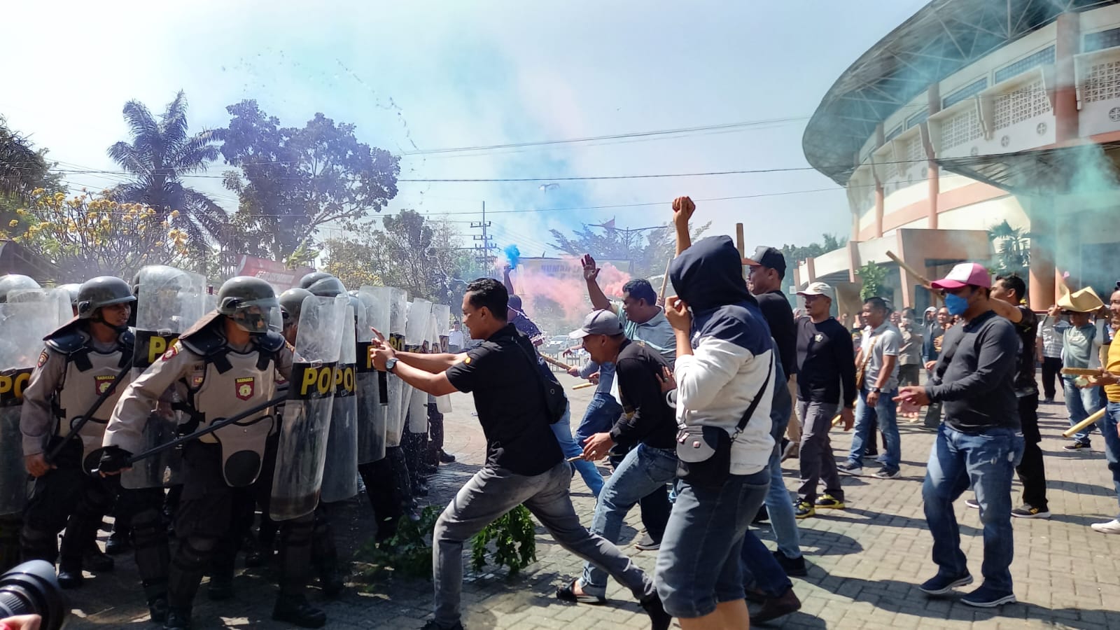Gelar Simulasi Sispamkota, Polres Magetan Siap Amankan Pemilu 2024. 