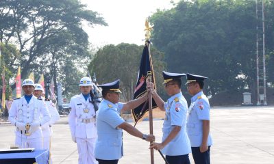 Tongkat Komando Lanud Iswahjudi Berpindah Dari Marsma TNI Wastum ke Marsma TNI Firman Dwi Cahyono