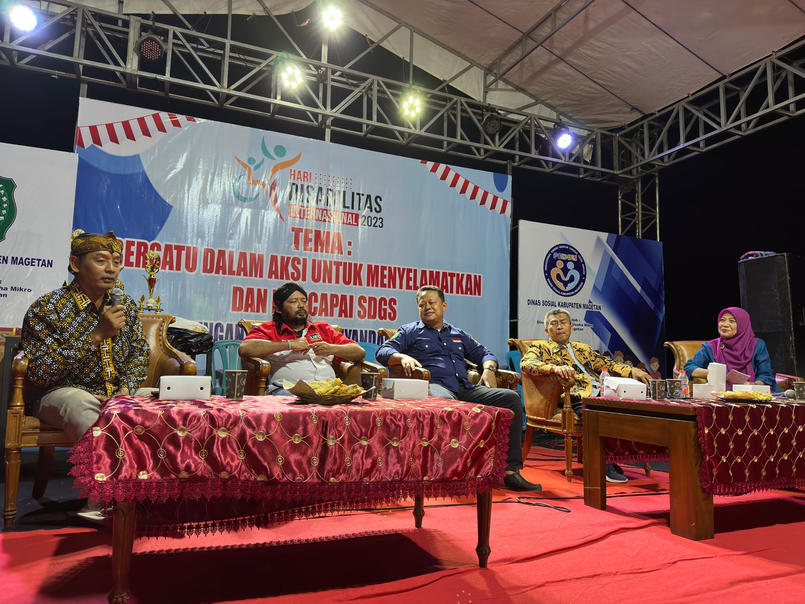 Peringati Hari Disabilitas Internasional, Dinas Sosial Kabupaten Magetan Tampilkan Potensi Penyandang Disabilitas.