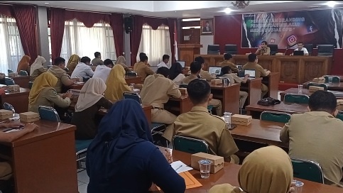 Tingkatkan Kinerja OPD , Dinas Kominfo Kabupaten Magetan Gelar Pelatihan Penguatan Branding Pemerintah Melalui Media Sosial.