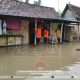 Puluhan Rumah Warga di 14 RT Terendam Banjir Setelah Sehari Semalam Magetan Diguyur Hujan.