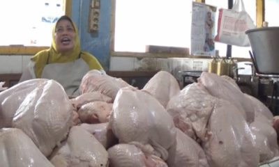 Harga Daging Ayam dan Daging Sapi di Pasar Sayur Magetan Melonjak Jelang Ramadan.