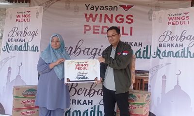 Berbagi Berkah Ramadan, Yayasan Wings Peduli Bagikan 3.000 Lebih Paket Sembako Jelang Lebaran.
