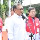 Menteri ESDM Arifin Tasrif Cek Pasokan BBM di Terminal Bahan Bakar Minyak Pertamina Integrated Terminal di Surabaya