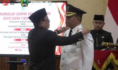 Pj Gubernur Jawa Timur Resmi Lantik Nizhamul Gantikan Pj Bupati Magetan yang Mengundurkan Diri Mengikuti Pilkada 2024.