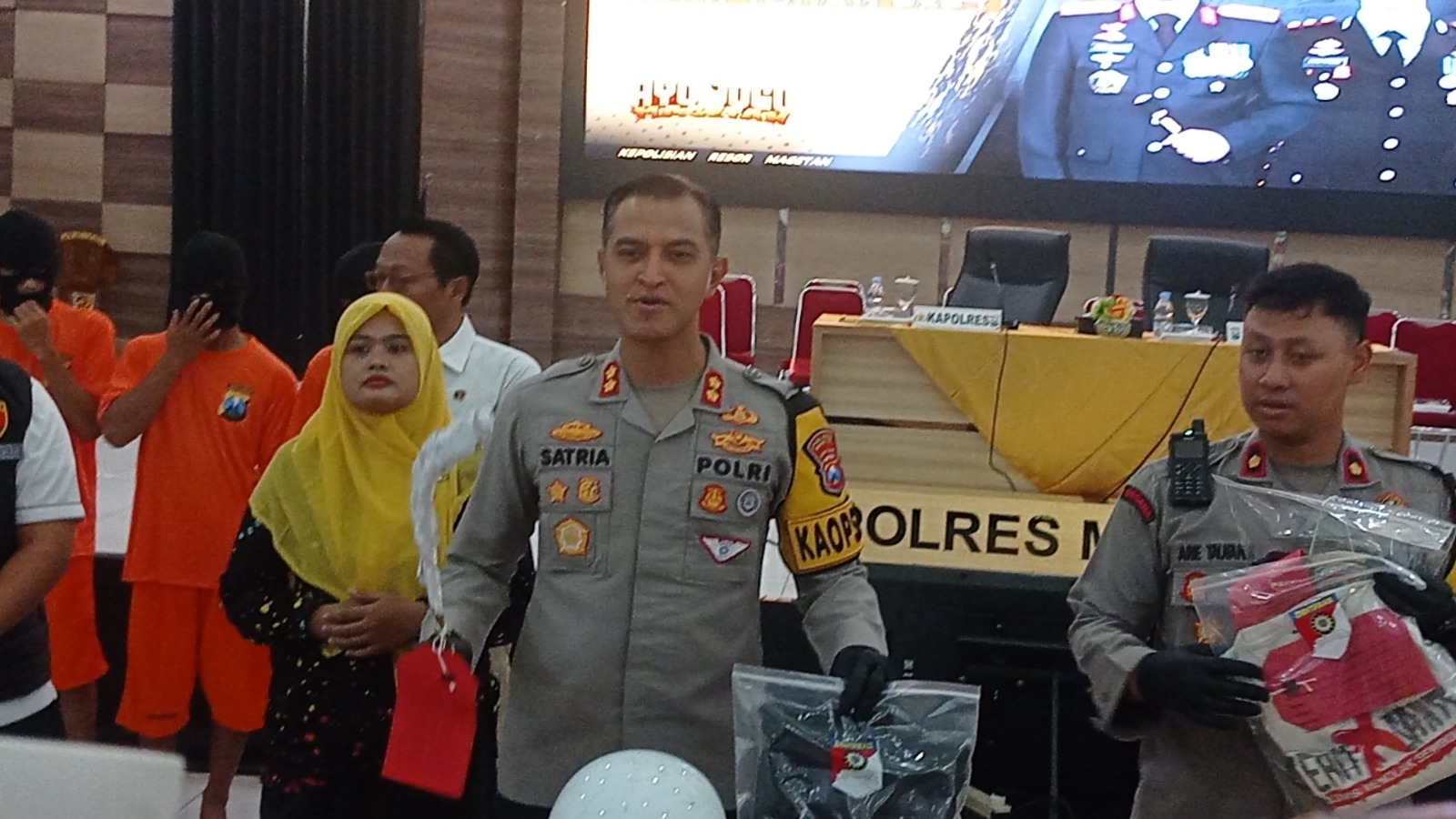 Akan Bubarkan Pawai Kendaraan Bermotor di Tahun Baru, Polres Magetan Amankan 7 Anggota Geng Motor yang Serang Warga.