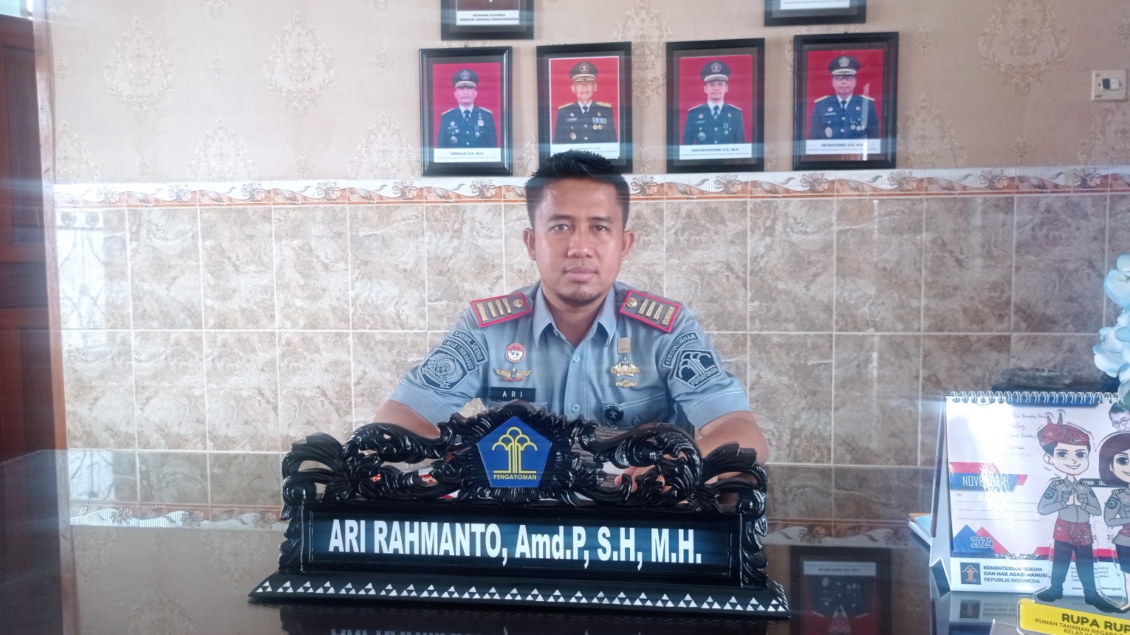 Tiga Napi di Rutan Kelas II B Magetan Dapat Remisi Khusus di Hari Natal.