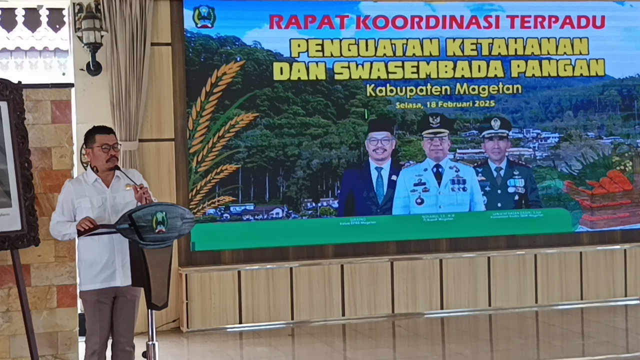 Sukseskan Progam Ketahanan Pangan, Ketua DPRD Magetan Dorong Peningkatan Infrastuktur Pertanian.