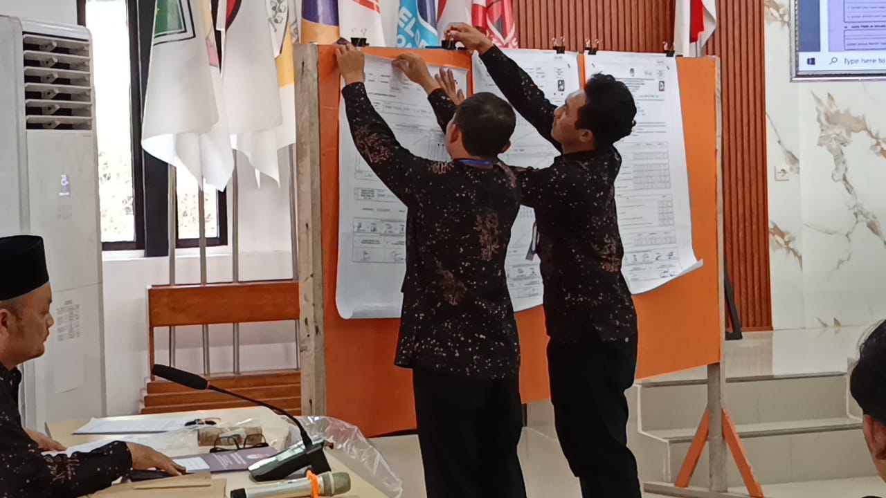 Hasil Rekapitulasi PSU Pilkada Magetan 2024, KPU Tetapkan Paslon 01 Peroleh 137 Ribu Lebih Suara.