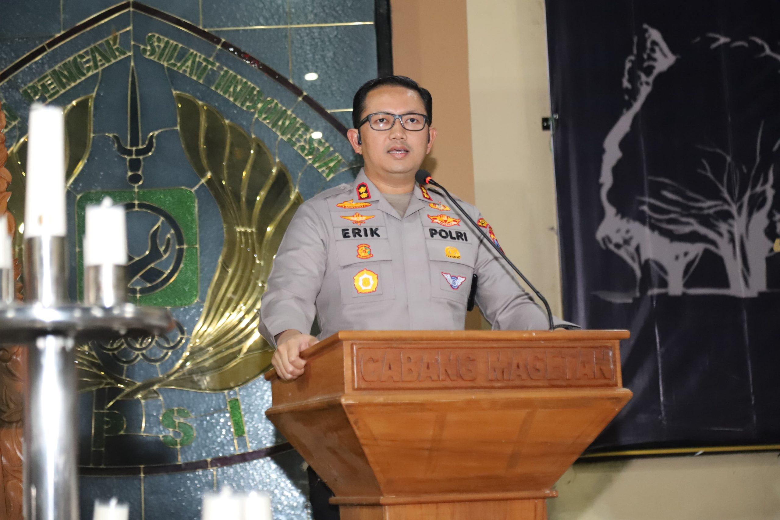 Kapolres Magetan Himbau Bijak dalam Bermedsos dan Jauhi Kekerasan Jelang Suran Agung