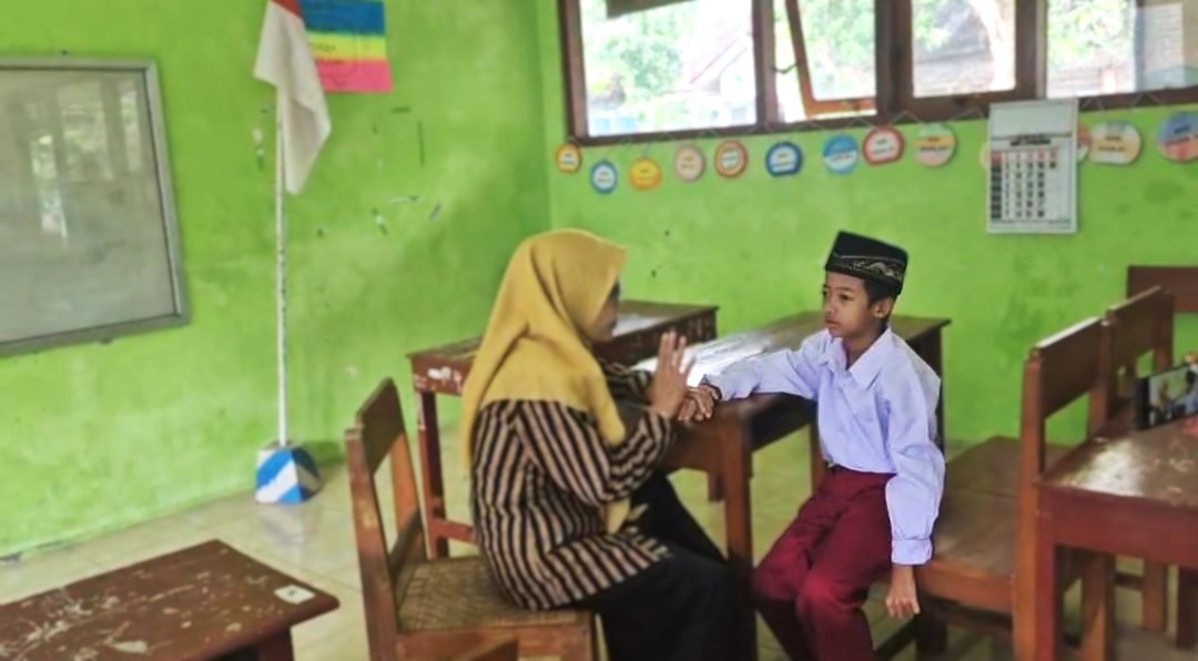 Dapat 1 Siswa, MPLS di SDN Jalen Kabupaten Ponorogo Berjalan Seperti Les Privat