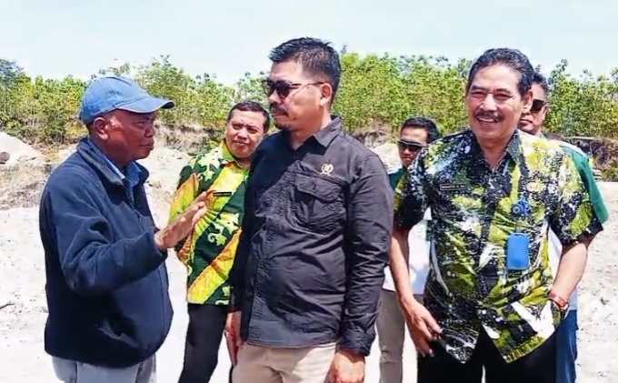Tambang di Sobontoro Dilakukan Reaklamasi, Selesai Sebulan Kedepan.