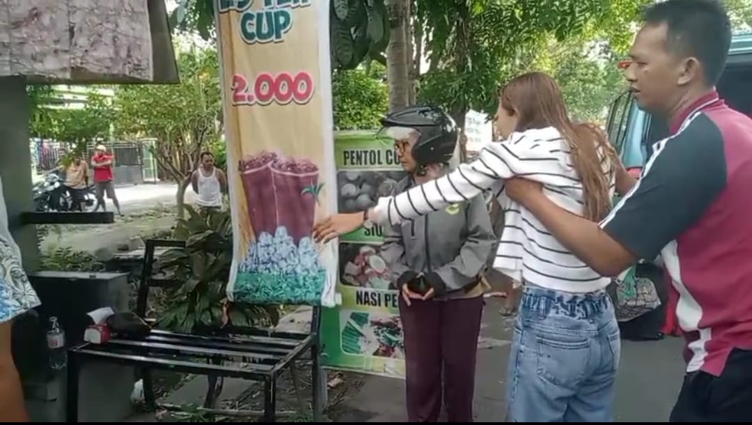 Laka di Jl Maospati – Barat, Dua Pengendara Motor Luka Ringan.