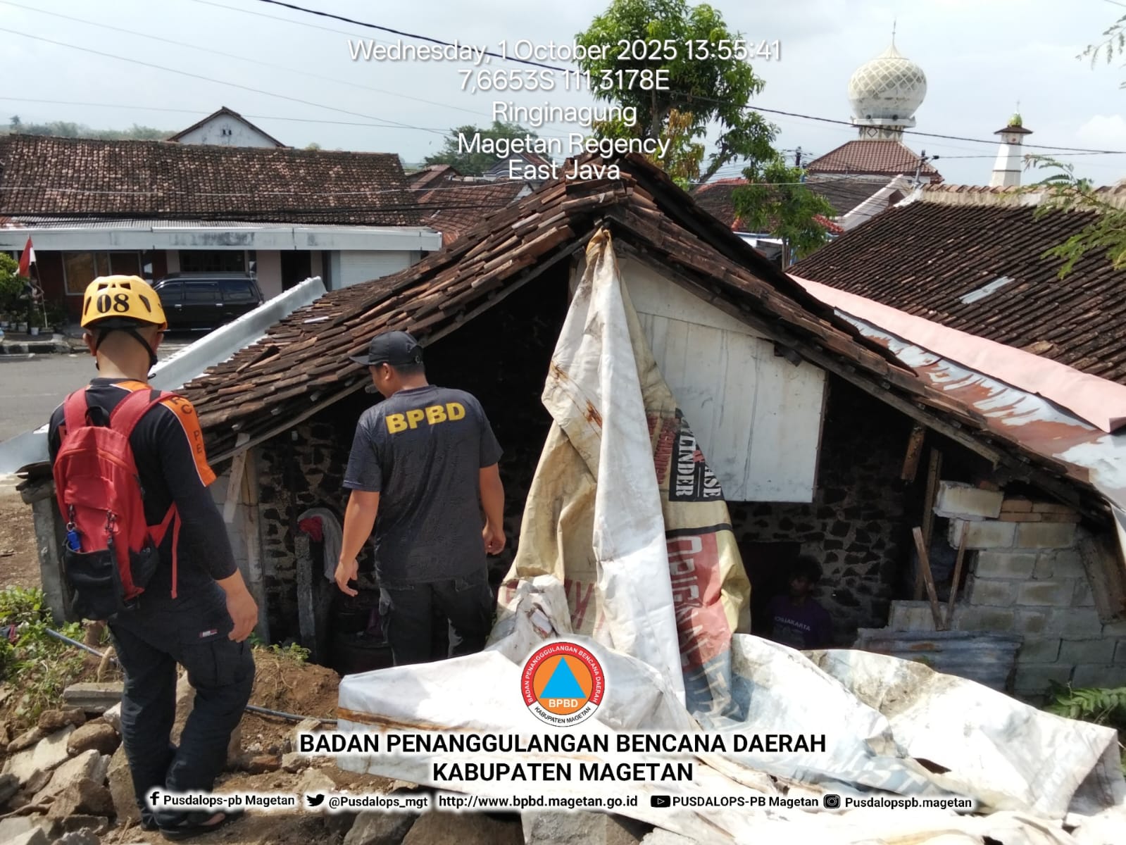 BPBD Magetan Siagakan 11 Alat Peringatan Dini Hadapi Musim Hujan