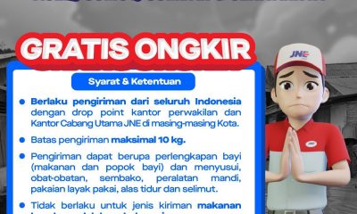Hastag Posko Bencana, JNE Magetan Ajak Warga Salurkan Donasi untuk Korban Banjir Aceh, Pengiriman Gratis di Semua Cabang