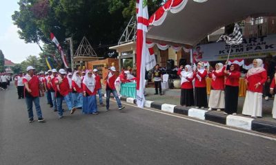 2.379 Keluarga Besar Kemenag Magetan Jalan 10 Kilometer, Bupati Lepas Gerak Jalan Kompak