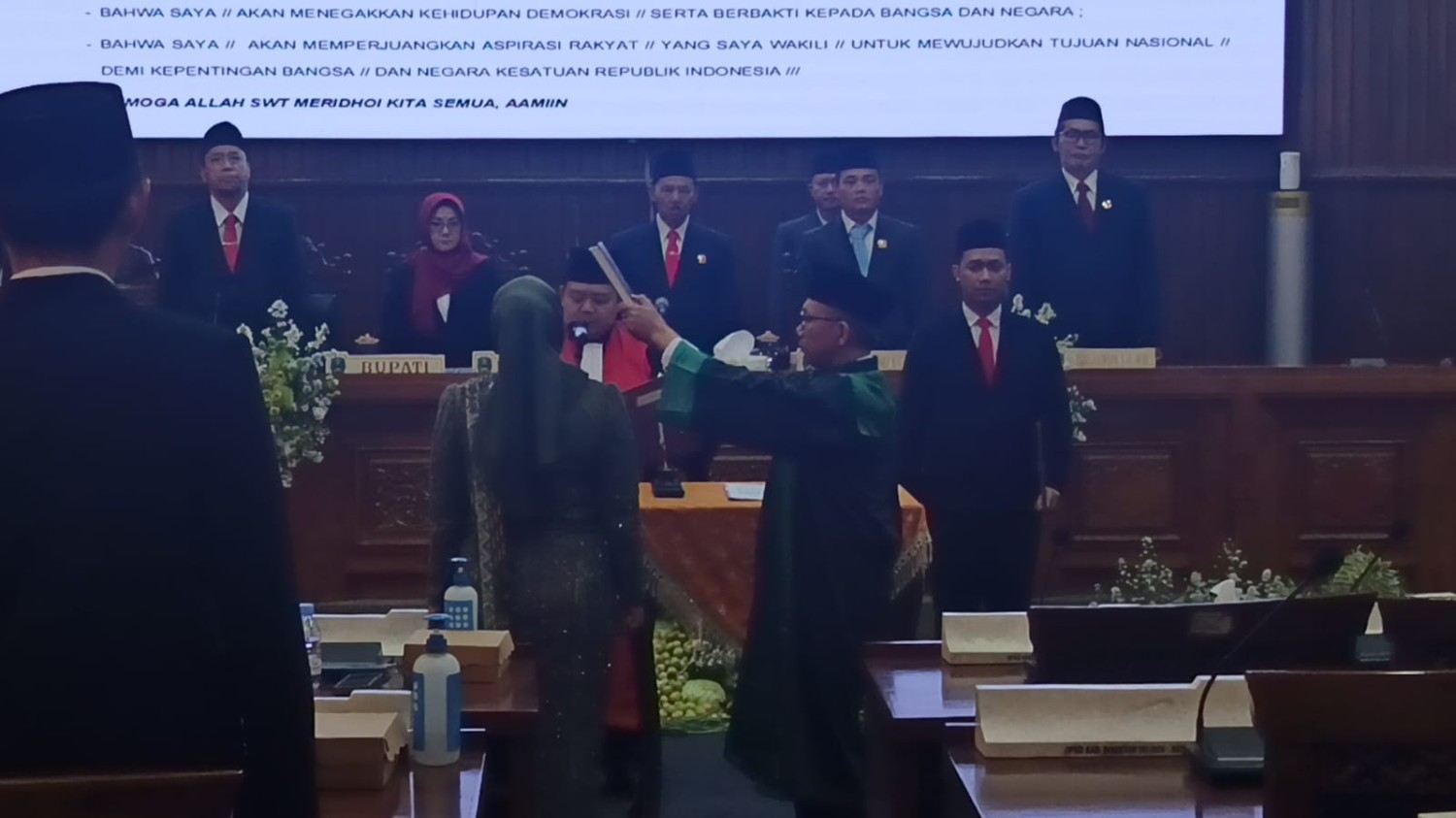 DPRD Magetan Punya Pimpinan Baru, Riyin Nur Asiyah Resmi Jabat Ketua Dprd Magetan.