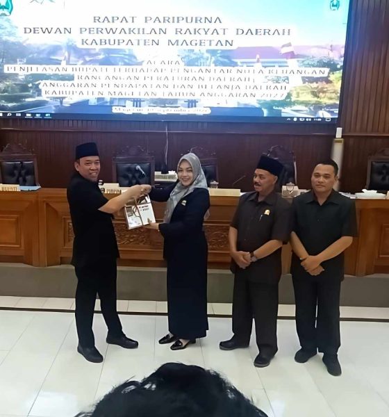 Raperda tentang APBD Kabupaten Magetan Tahun Anggaran 2027, Ketua DPRD Magetan Riyin: APBD 2027 Harus Jawab Kebutuhan Masyarakat
