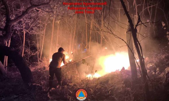 Kebakaran Hutan Rakyat di Gunung Bancak Magetan Meluas 1 Hektar, Dipadamkan Manual
