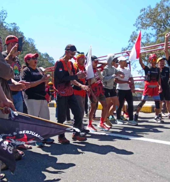 Menolak Geotermal, Relawan Lari 150 Kilometer dari Gunung Lawu Menuju Semarang
