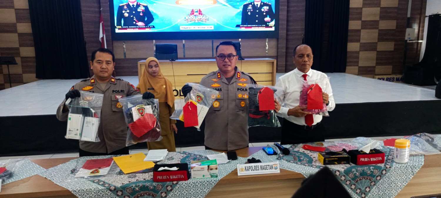 Polres Magetan Ungkap 5 Target Operasi Sikat Semeru 2026, Amankan Sejumlah Barang Bukti