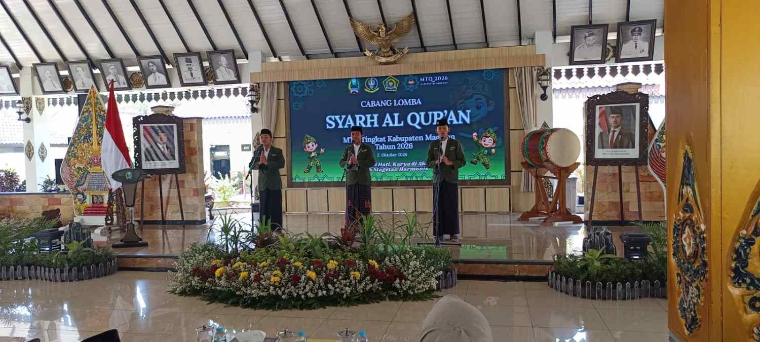 MTQ Tingkat Kabupaten Magetan 2026, Quran di Hati Karya di Aksi untuk Magetan Harmonis