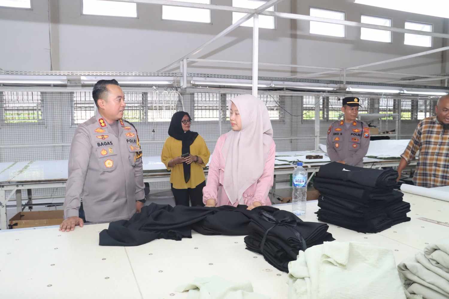 Peduli Pengangguran, Kapolres Magetan Dorong Pabrik Tekstil Rekrut Tenaga Kerja Lokal