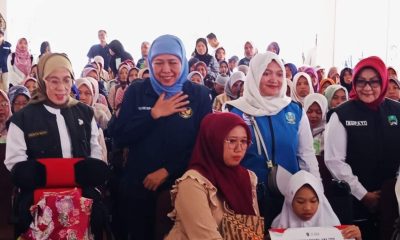 Khofifah Salurkan Bantuan sosial dan bantuan pemberdayaan masyarakat senilai Rp 9,867 miliar untuk warga Kabupaten Magetan.