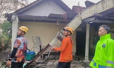 Diguyur Hujan dan Angin Kencang, 10 Rumah dan Sejumlah Fasilitas Umum di Kartoharjo Magetan Rusak